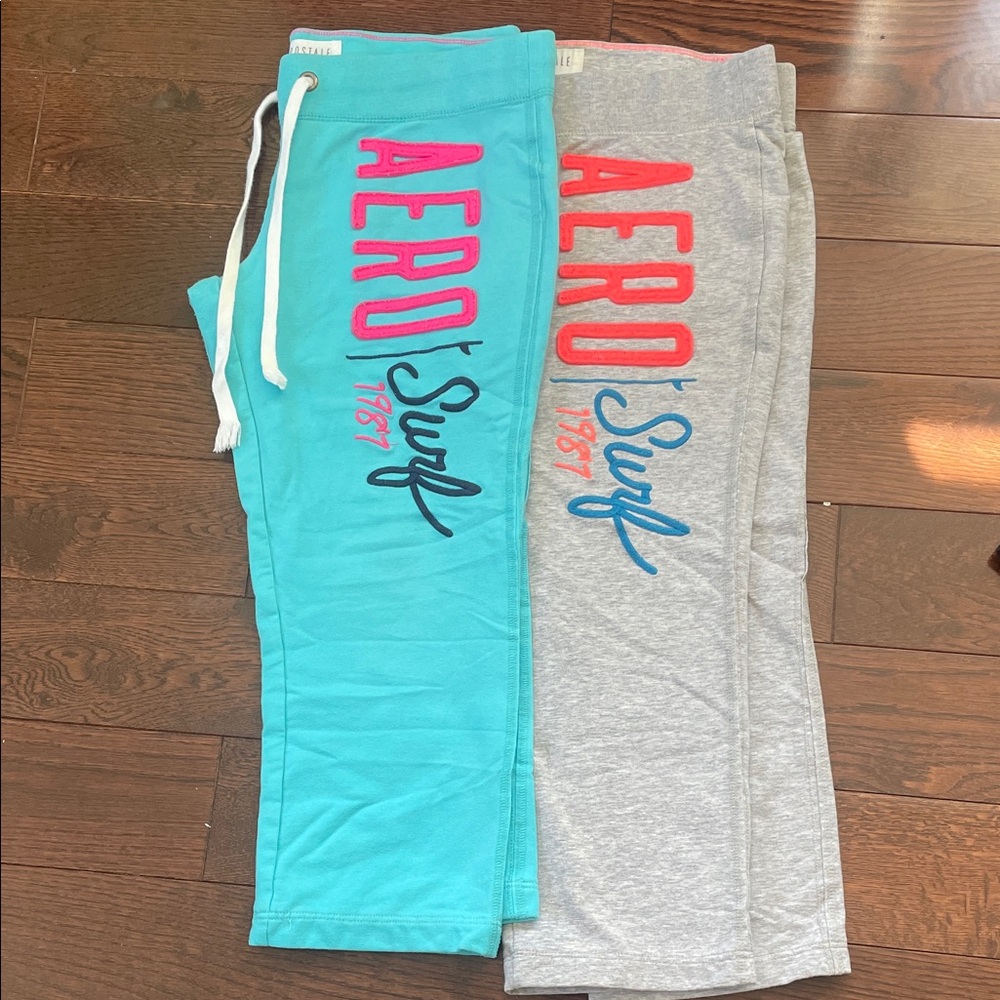 Women AERO Surf Pants - Blue and Gray